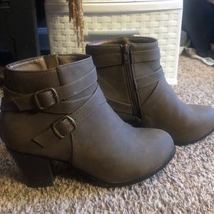 brown booties
